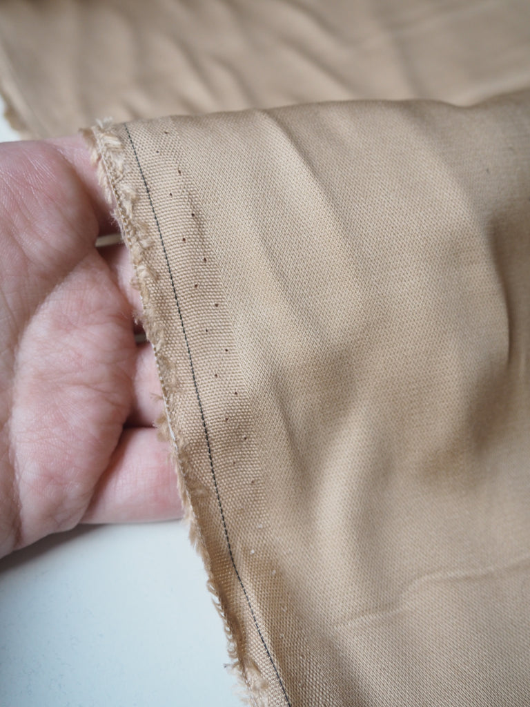 Sand Tencel Broken Twill Sateen