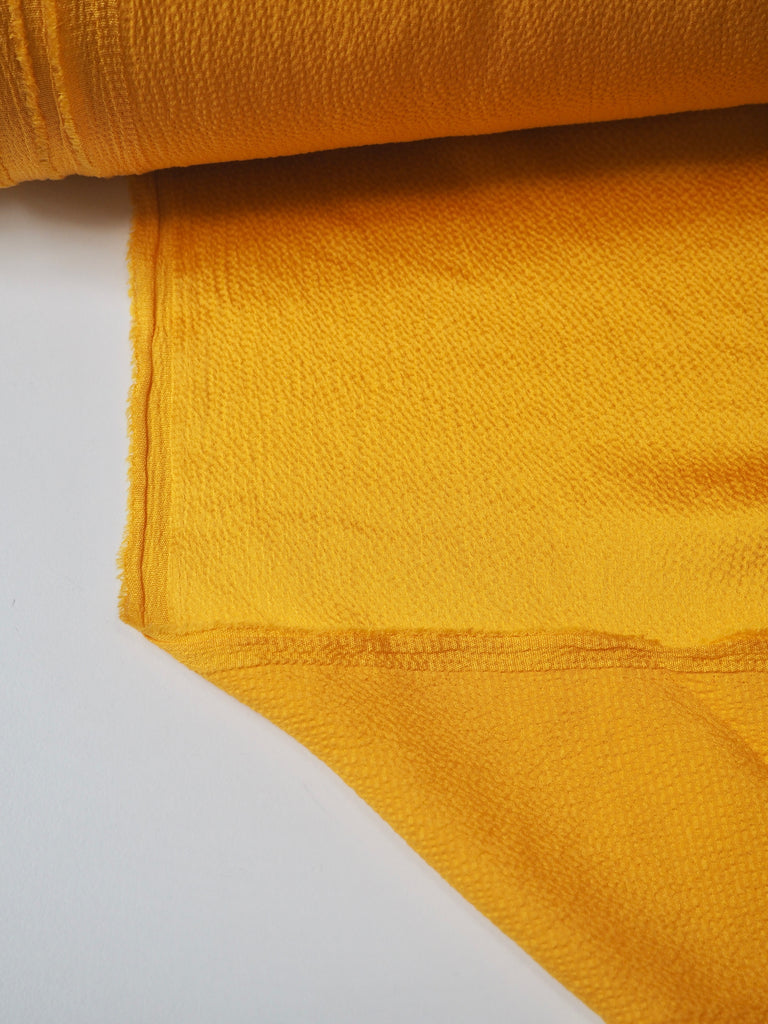 Marigold Hammered Silk Satin