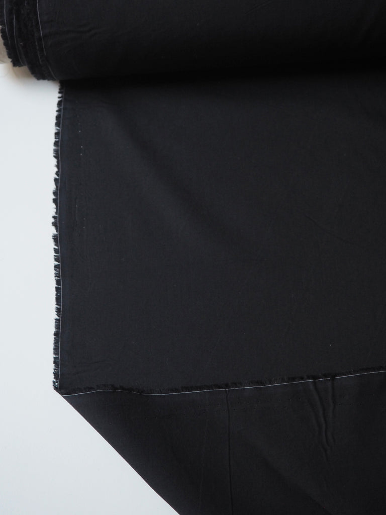 Black Lightweight Cotton