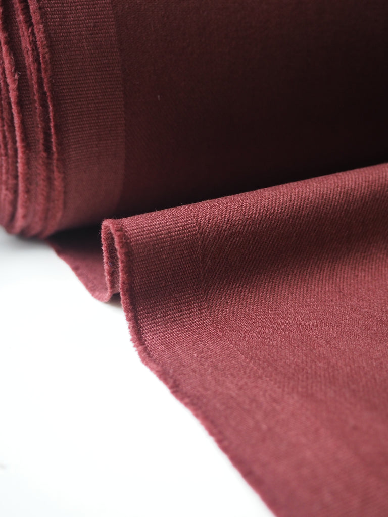 Maroon Cotton Twill