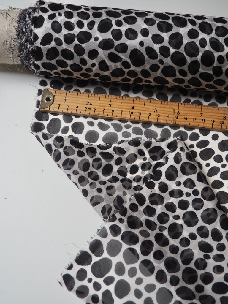 W+B Pebble Print Silk Chiffon