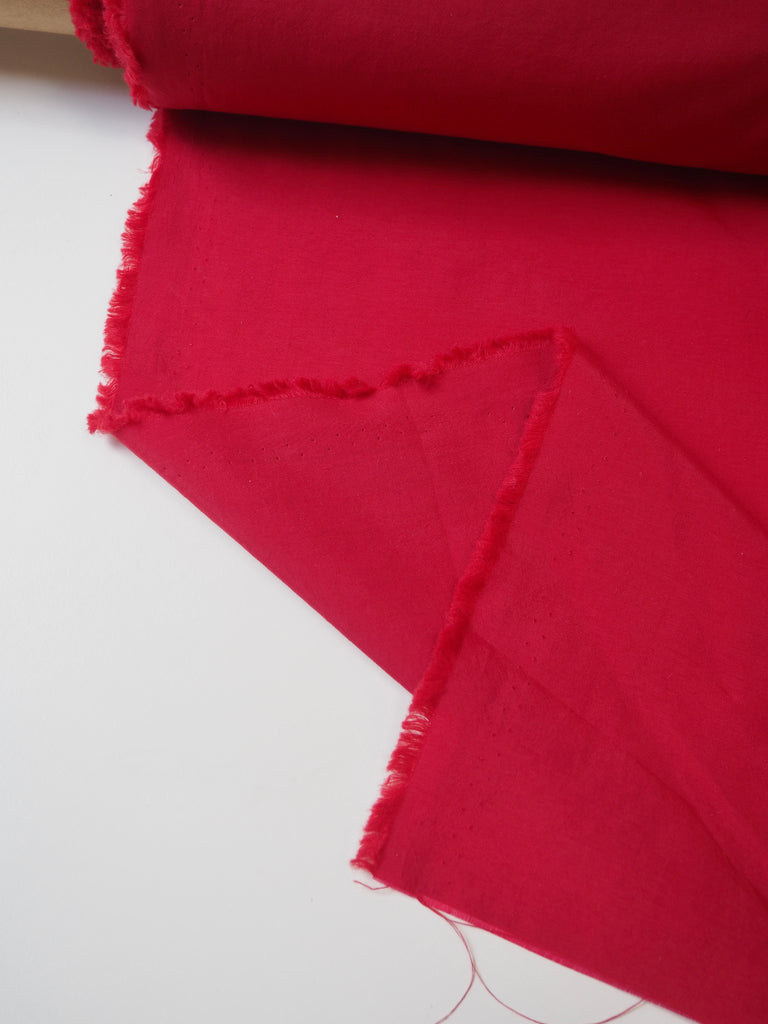 Red Mediumweight Polyester