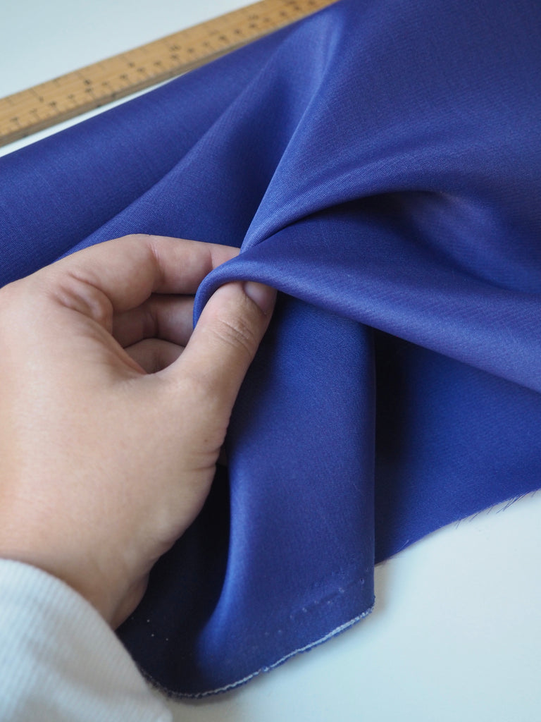 Purple Heavy Silk Organza