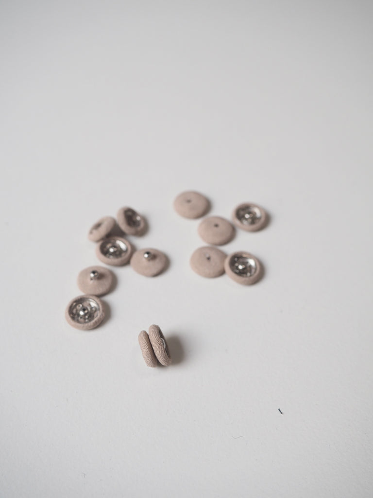 Biscotti Fabric Covered Press Studs 8mm