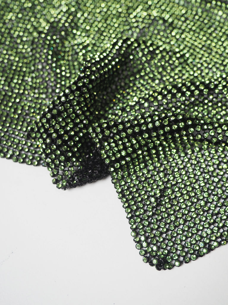 Lime Green Crystal Black Chainmail