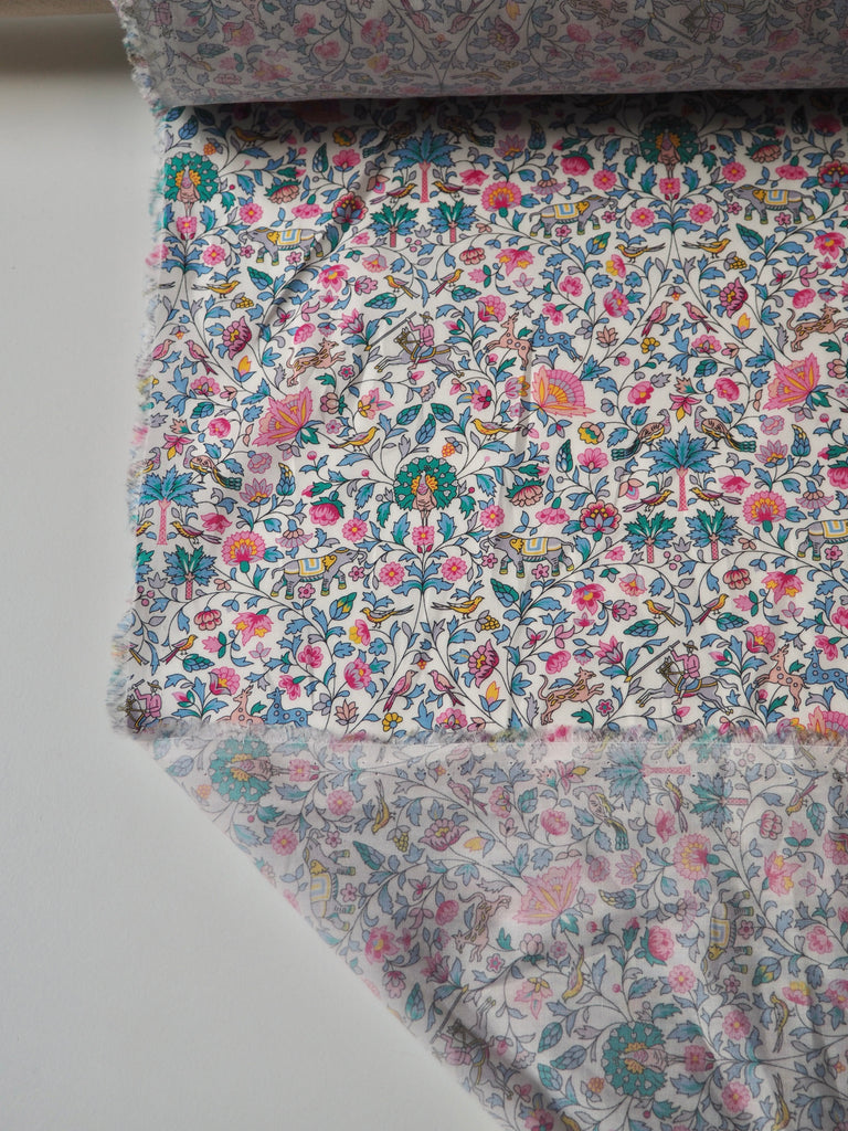 Liberty Pink Imran Tana Cotton Lawn