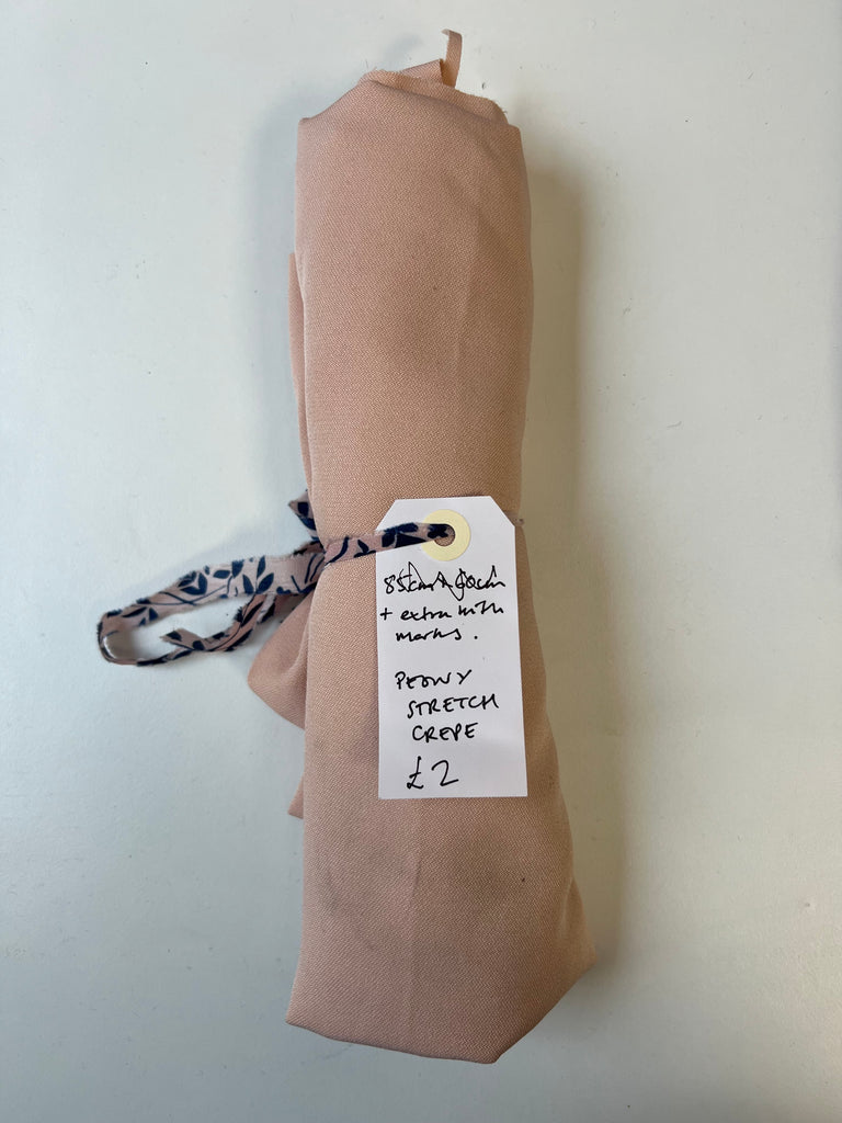 Peony Stretch Crepe Remnant