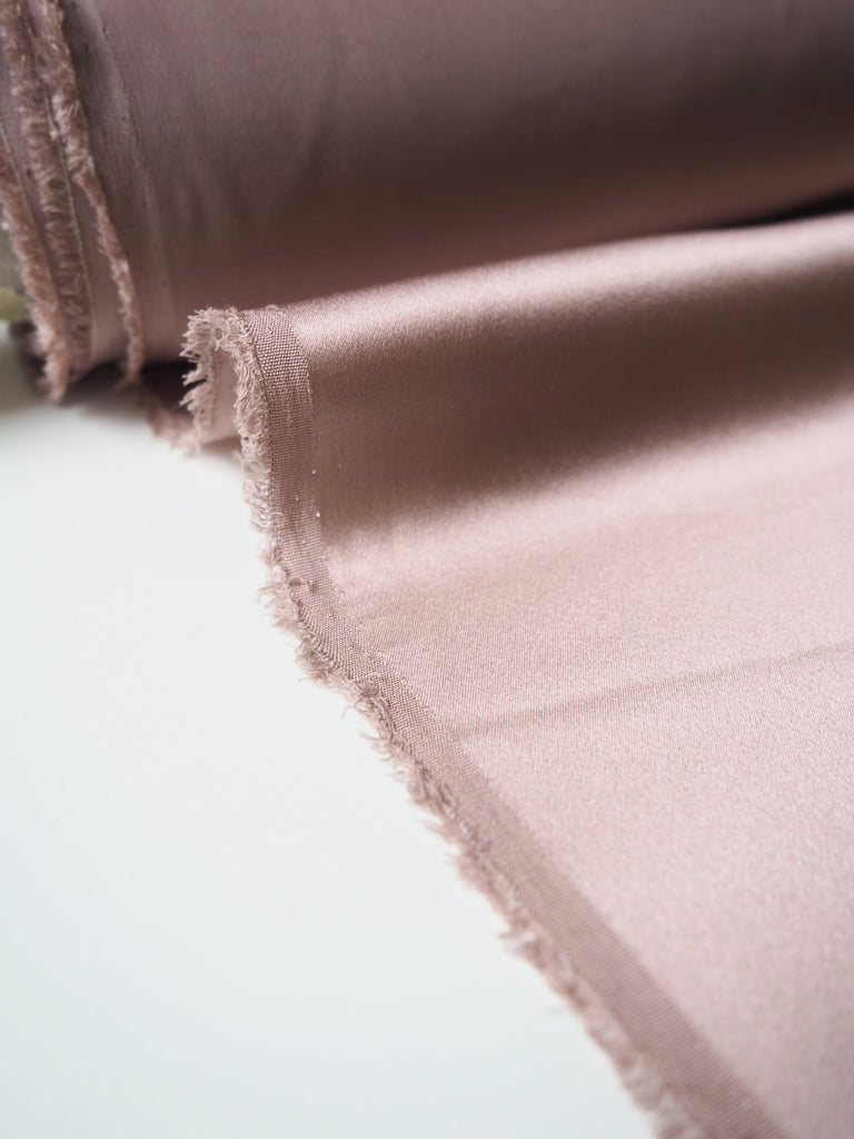 Dusky Rose Silk Charmeuse