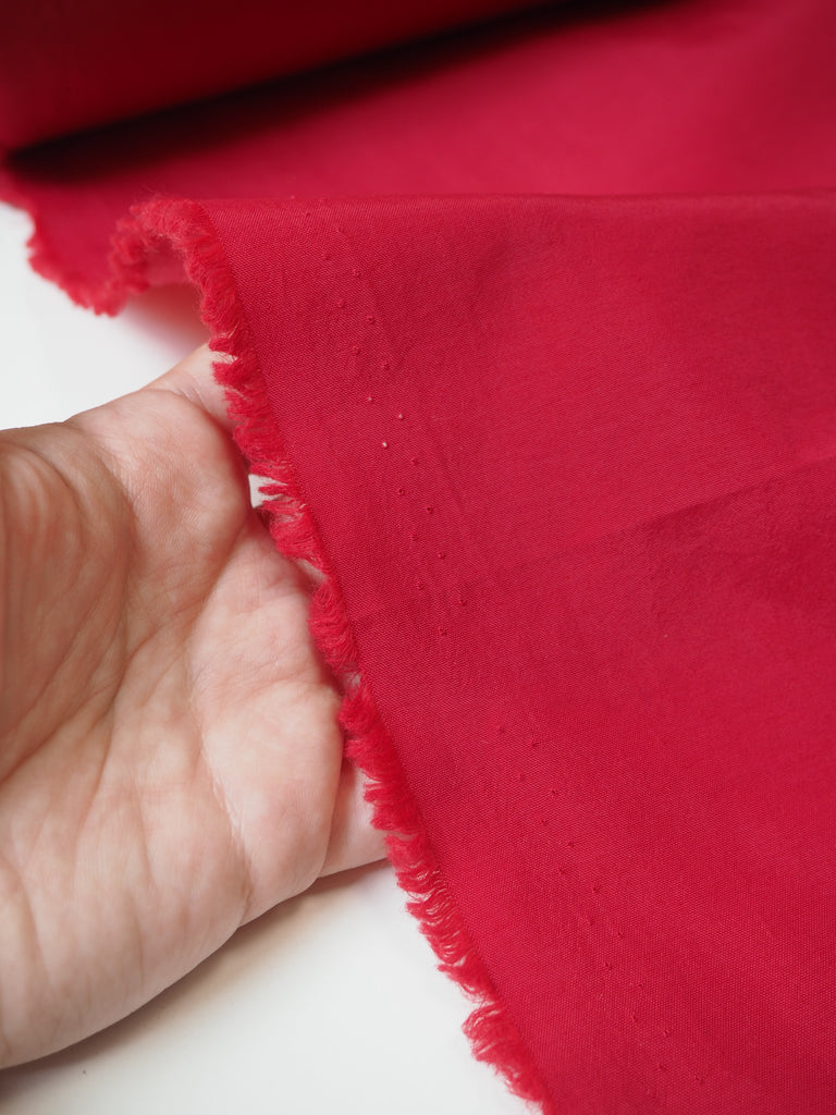 Red Mediumweight Polyester