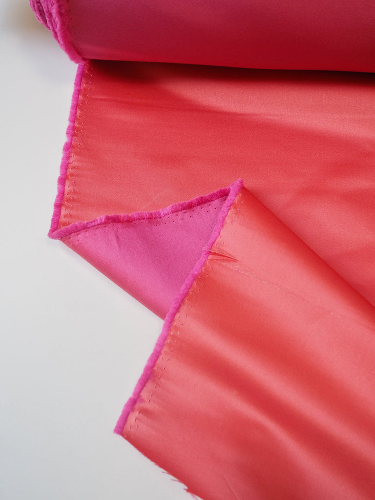 Peach Pink Satin