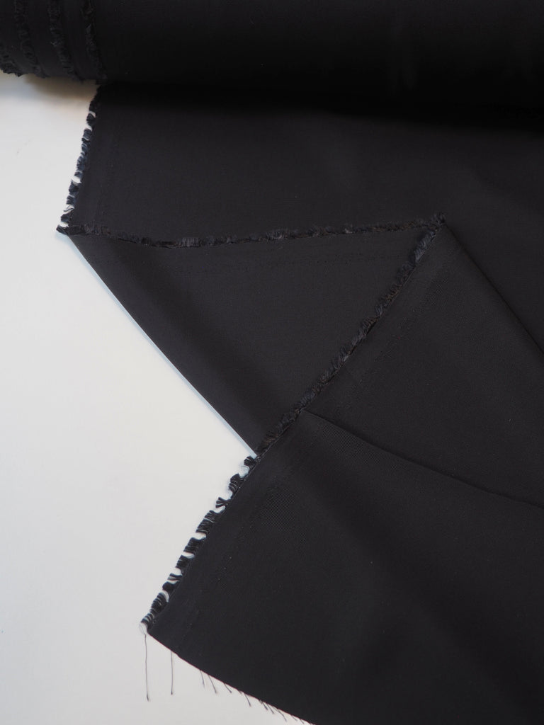 Black Lightweight Acetate Twill