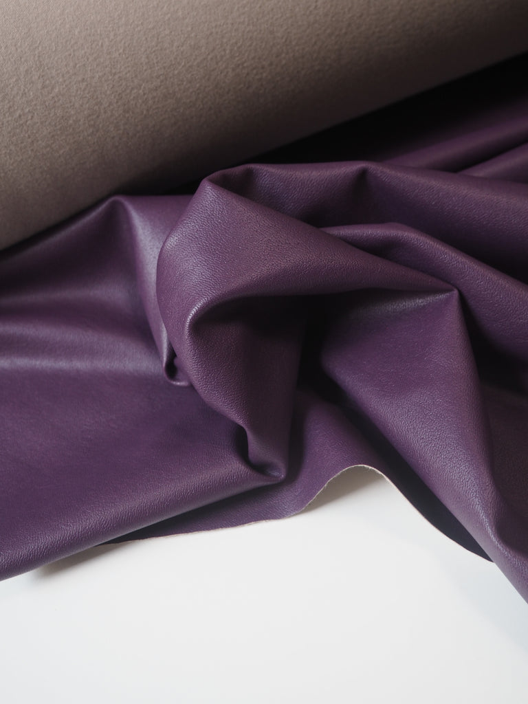 Currant Stretch Pleather