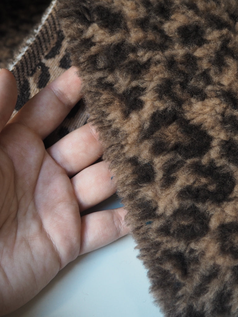 Leopard Faux Shearling