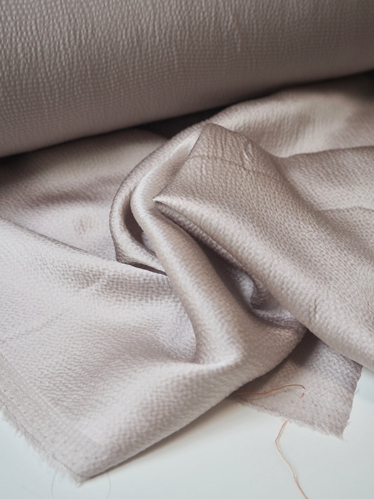 Clay Hammered Silk Satin