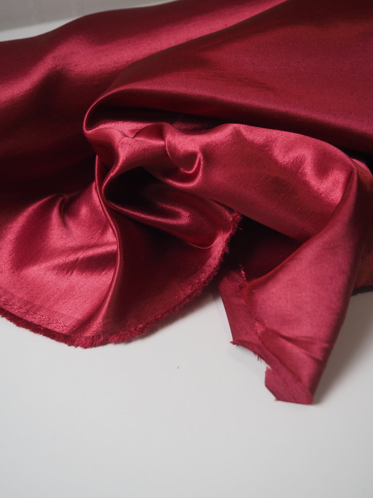 Ruby Worsted Satin