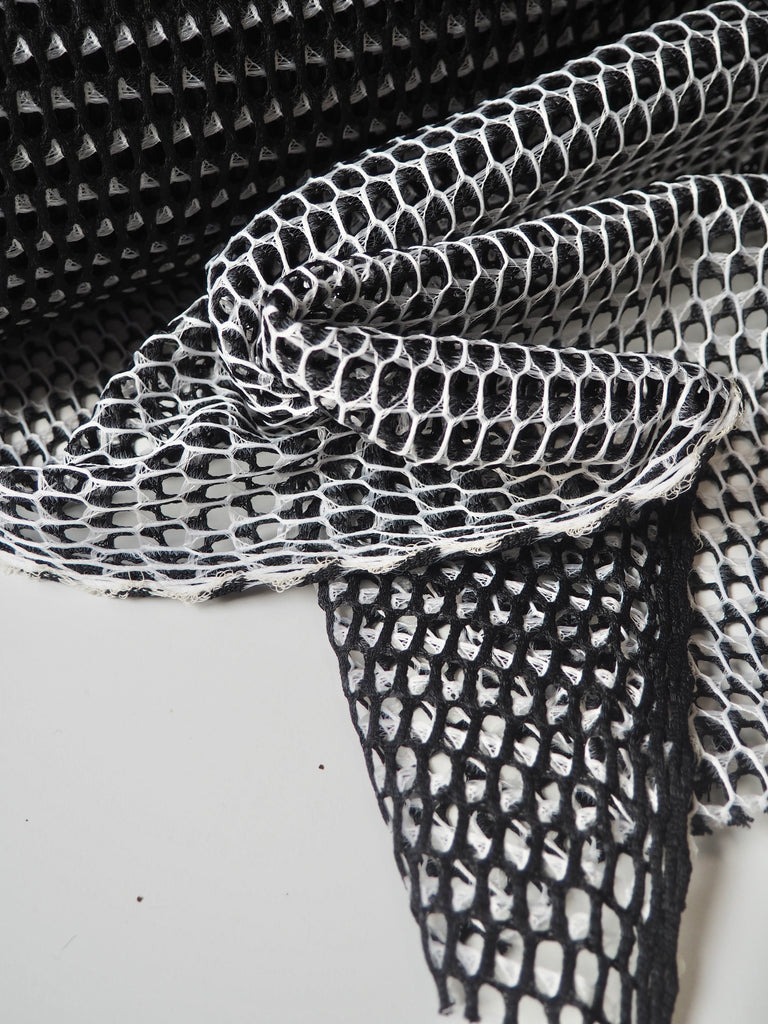 Monochrome Honeycomb Netting