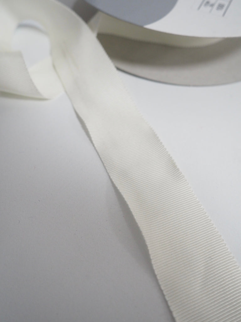 Shindo Cream Grosgrain Ribbon 30mm