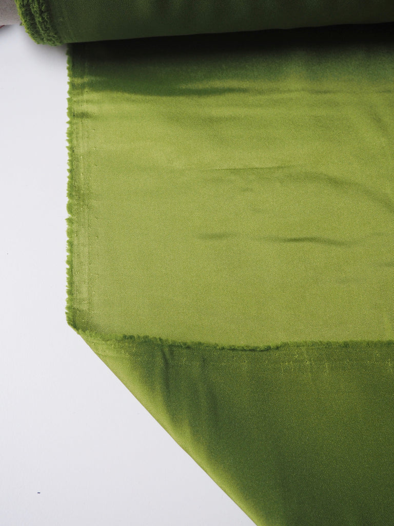 Avocado Viscose Satin Twill Lining