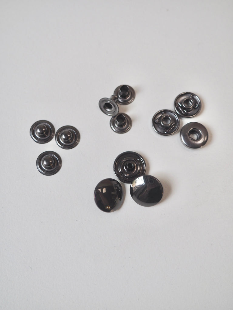 Gunmetal Press Studs 11mm/18L
