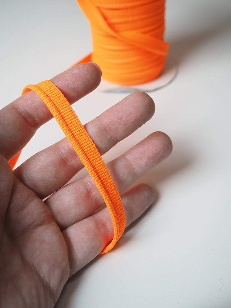 Shindo Neon Orange Woven Piping 10mm