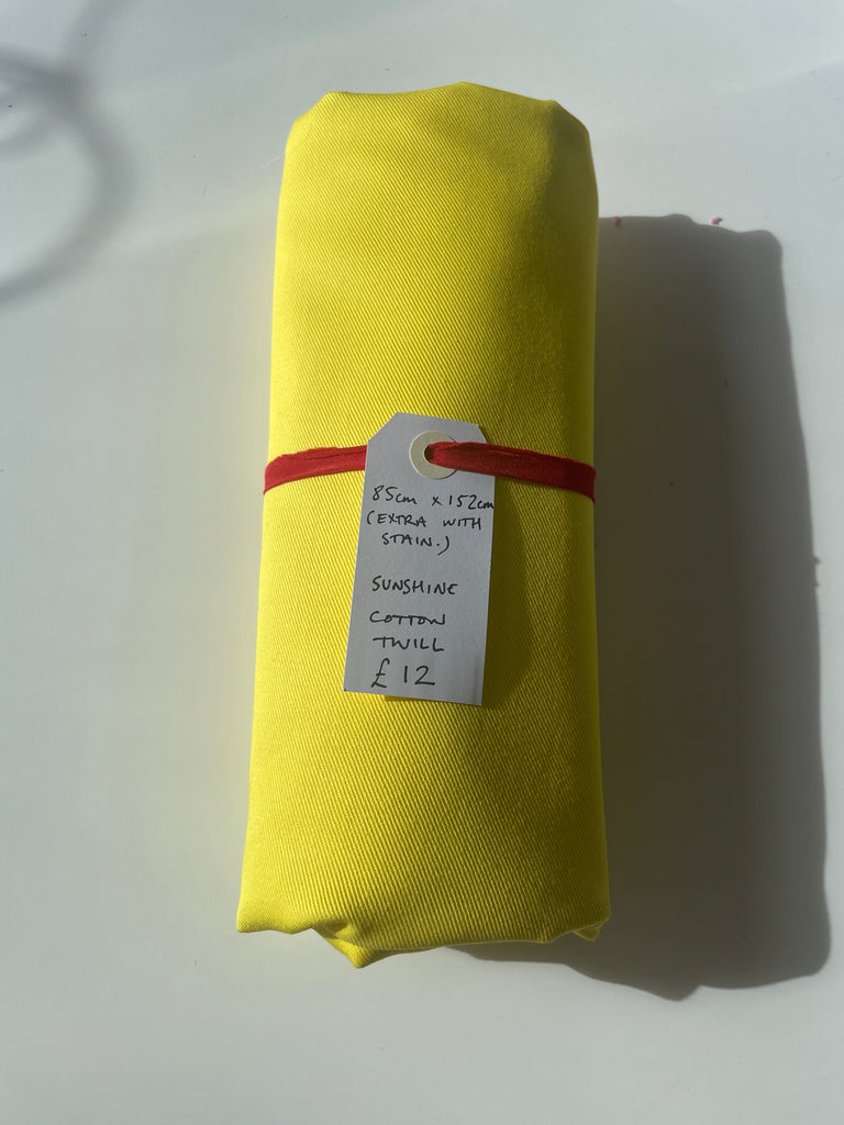 Sunshine Cotton Twill Remnant