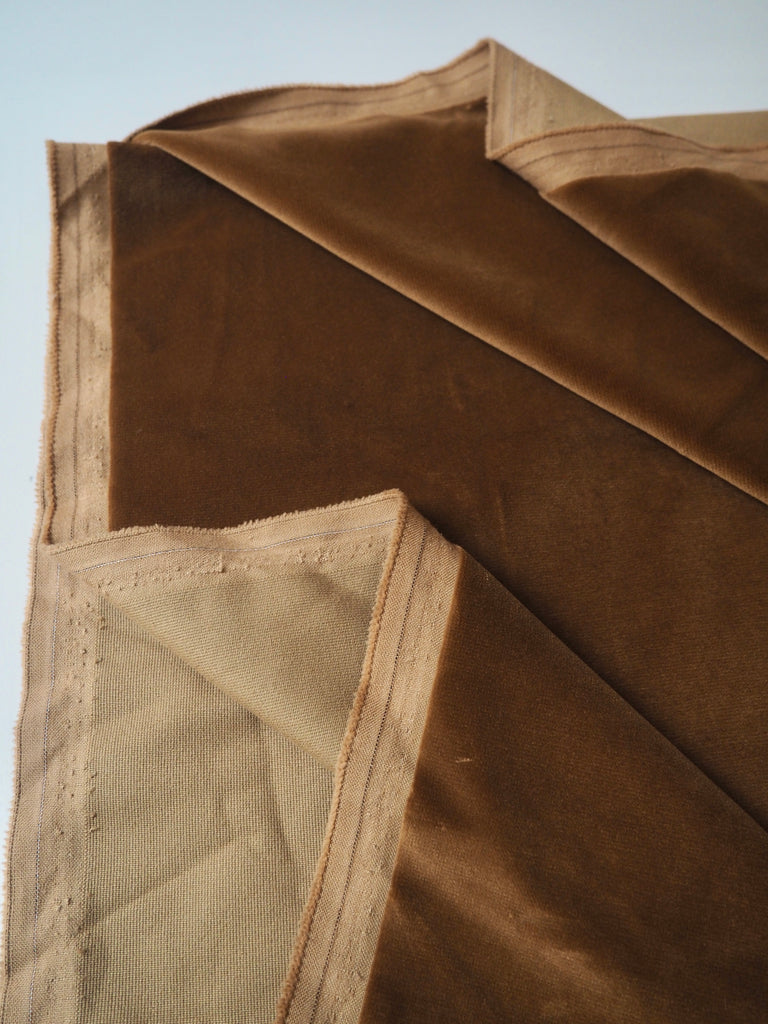 Cinnamon Cotton Velvet