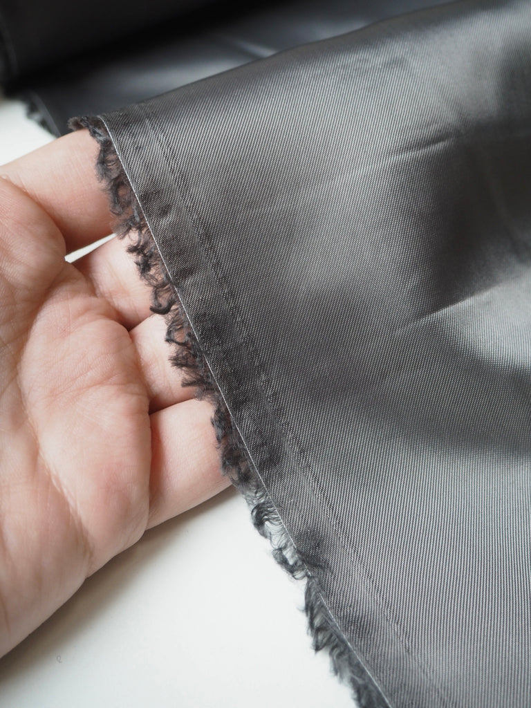 Grey Viscose Twill Lining