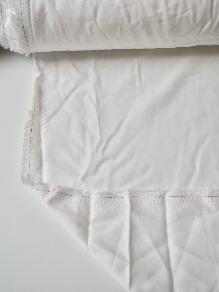 White Soft Cotton Twill