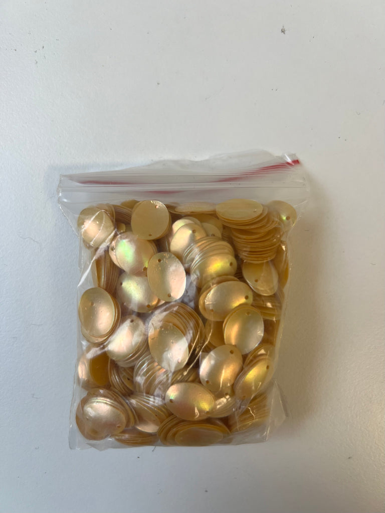Gold Iridescent Sequins 34g