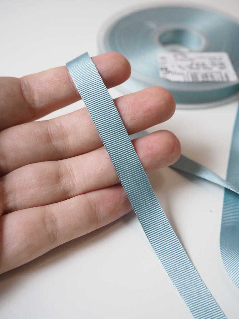 Shiny Blue Grosgrain Ribbon 10mm