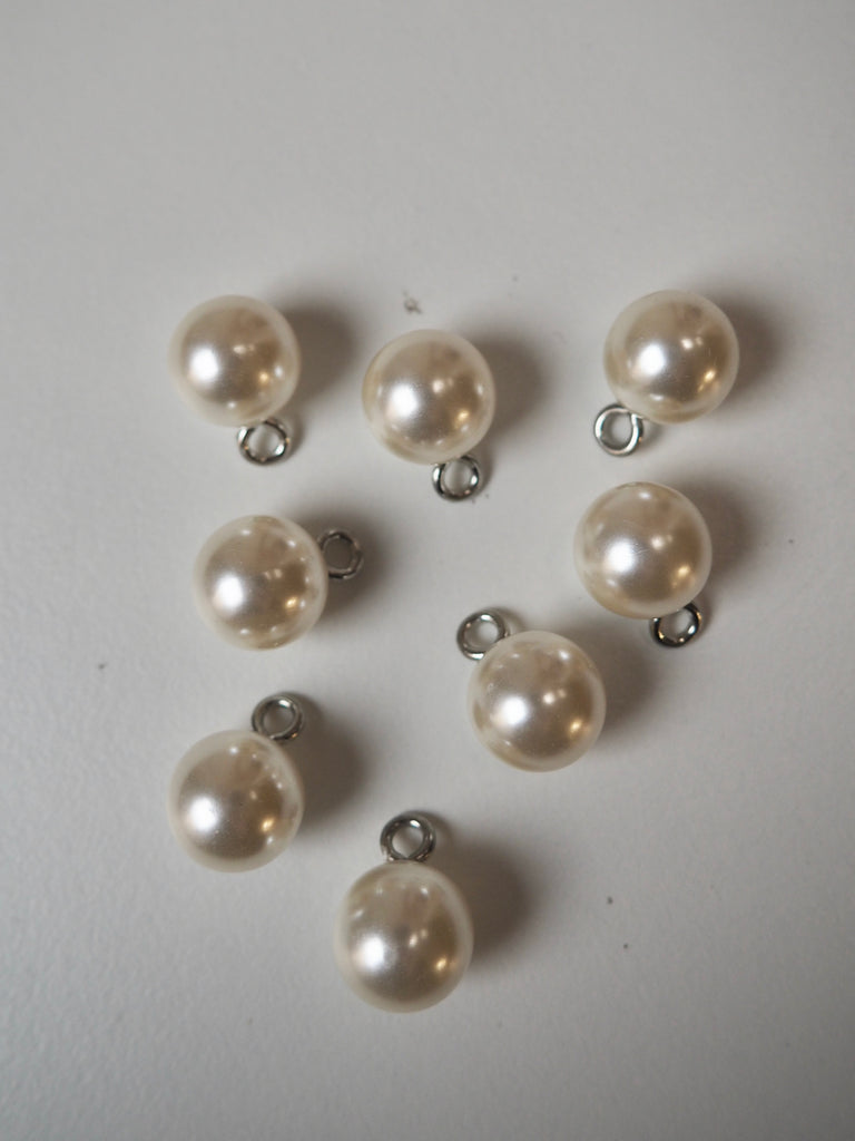 Faux Pearl Shank Buttons 12mm/18L