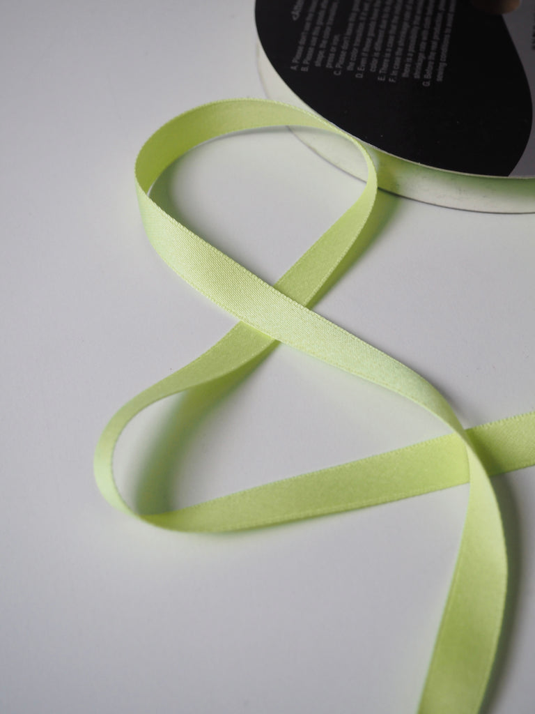 Shindo Matte Soft Lime Green Ribbon 12mm