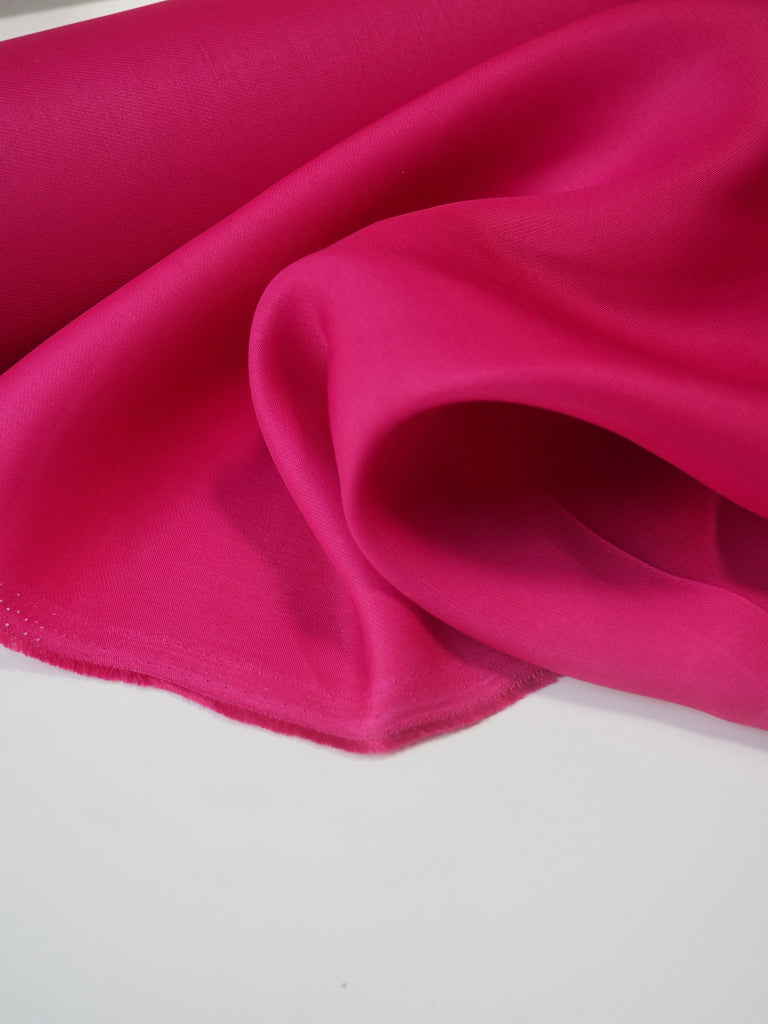 Hot Pink Silk Gazar