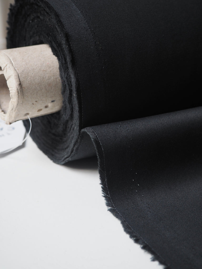 Black Cotton Twill 215gsm