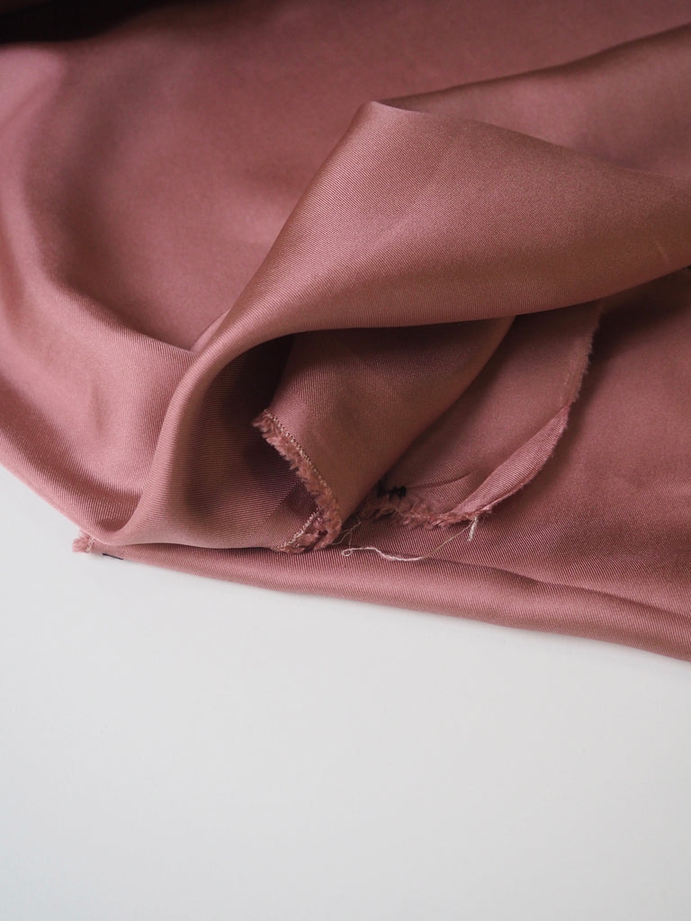 Dusty Pink Silk Twill