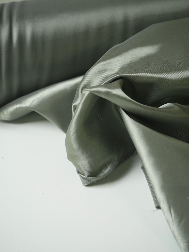 Light Sage Stretch Acetate Satin Twill Lining
