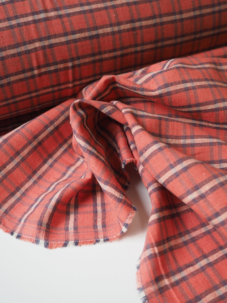 Salamander Check Cotton/Linen
