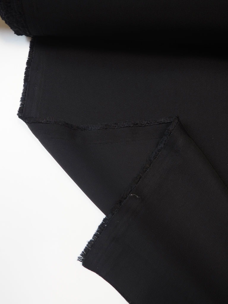 Black Acetate Twill