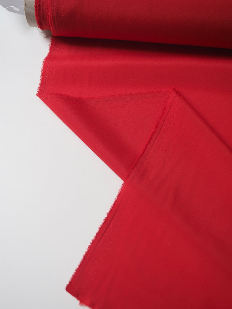 Red Crepe de Chine