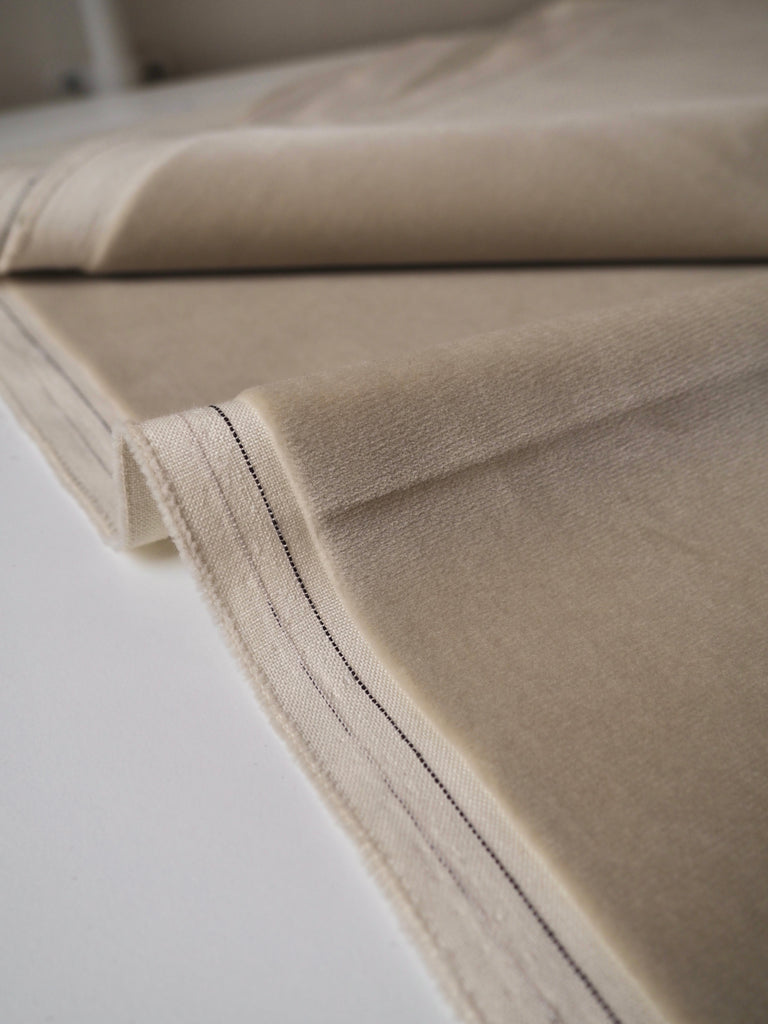 Parchment Cotton Velvet
