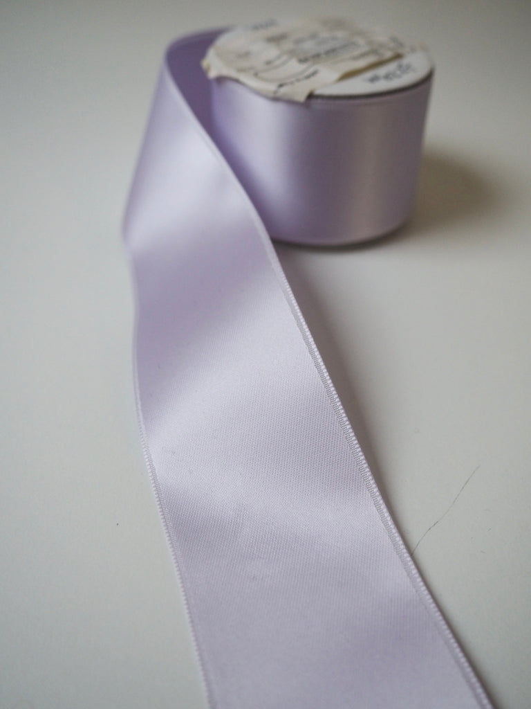 Lilac Double Faced Satin Ribbon 40mm