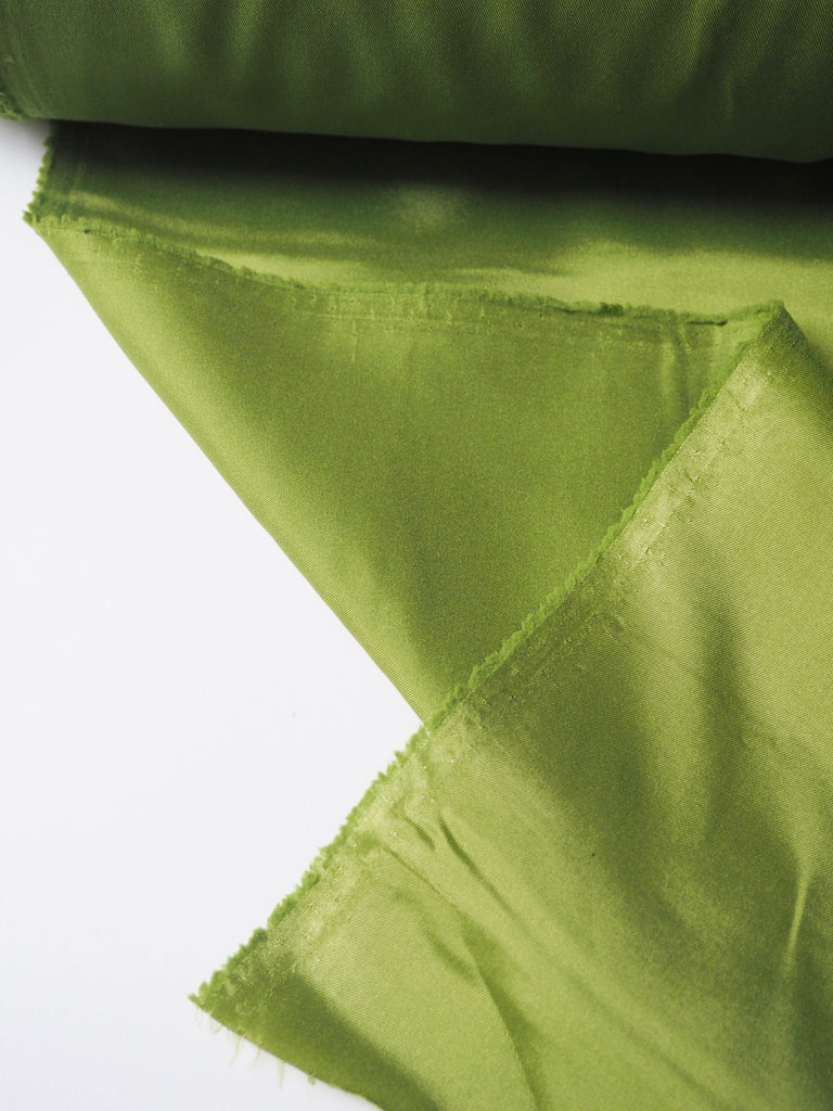 Avocado Viscose Satin Twill Lining