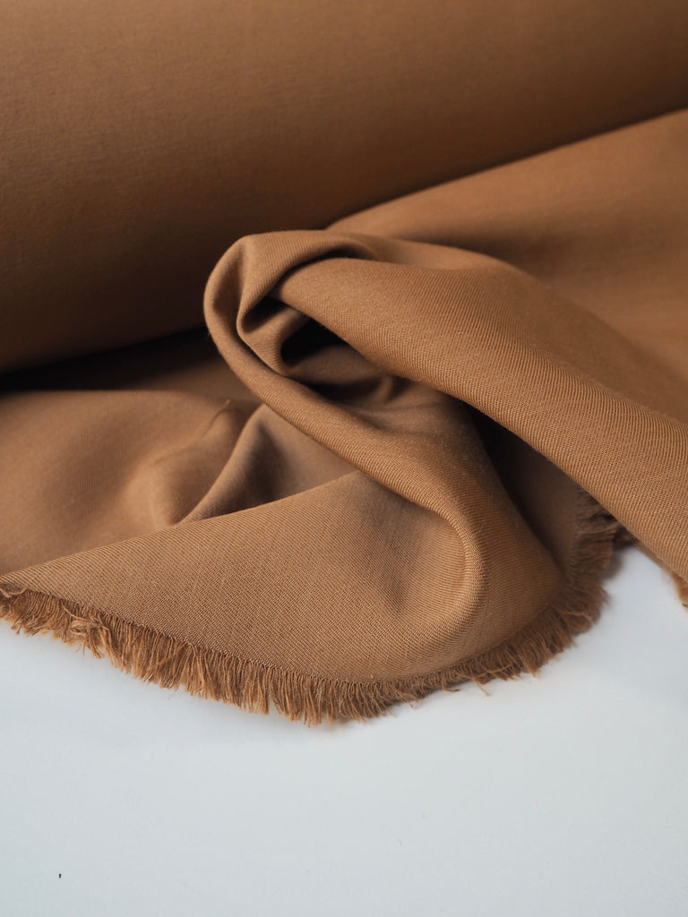 Caramel Double Wool Twill