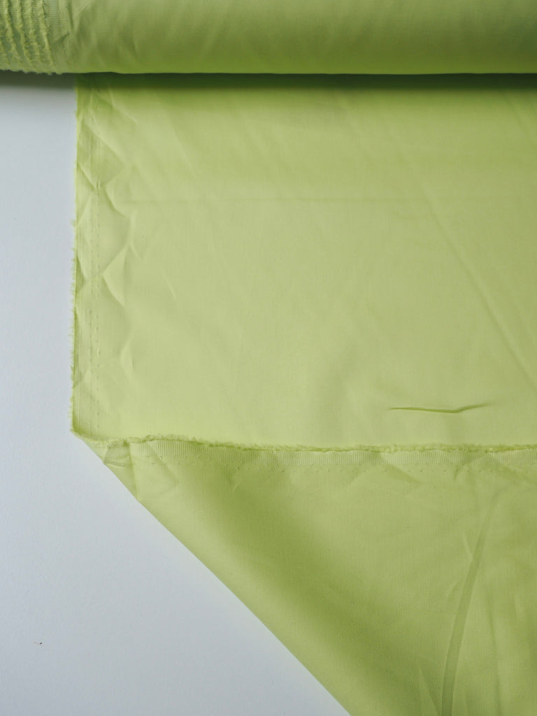 Lime Light Sateen Cotton Poplin