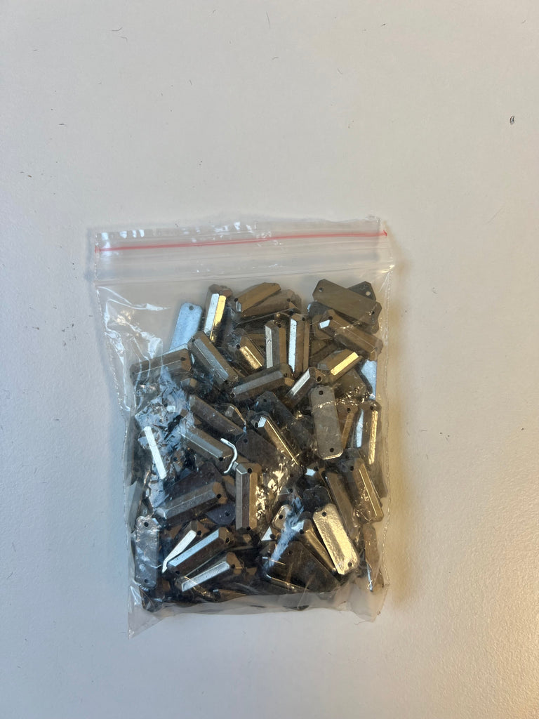 Silver Flat Beads 30g