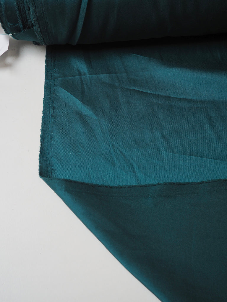 Teal Stretch Acetate Satin Twill Lining