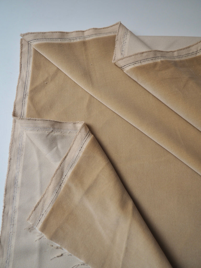 Buttermilk Cotton Velvet