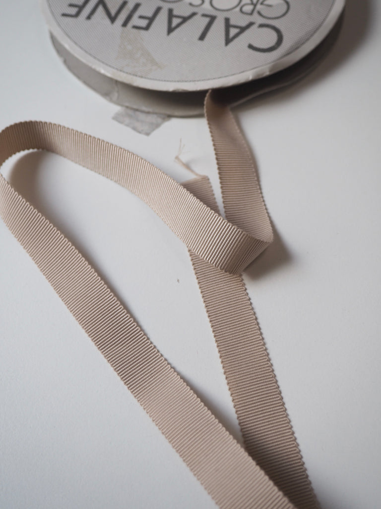 Champagne Grosgrain Ribbon 15mm