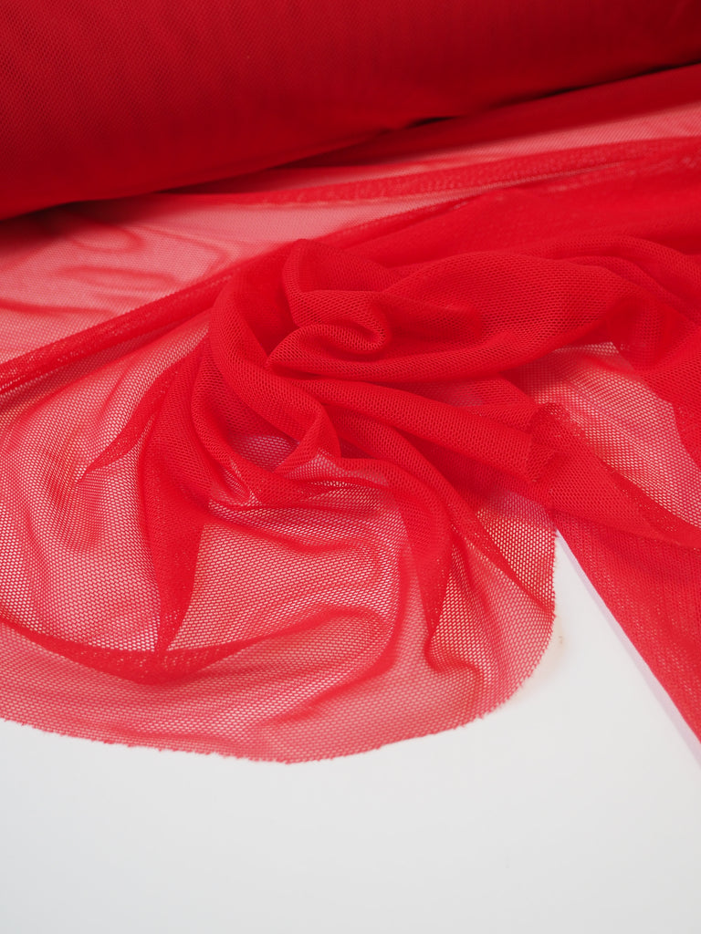 Red Stretch Mesh