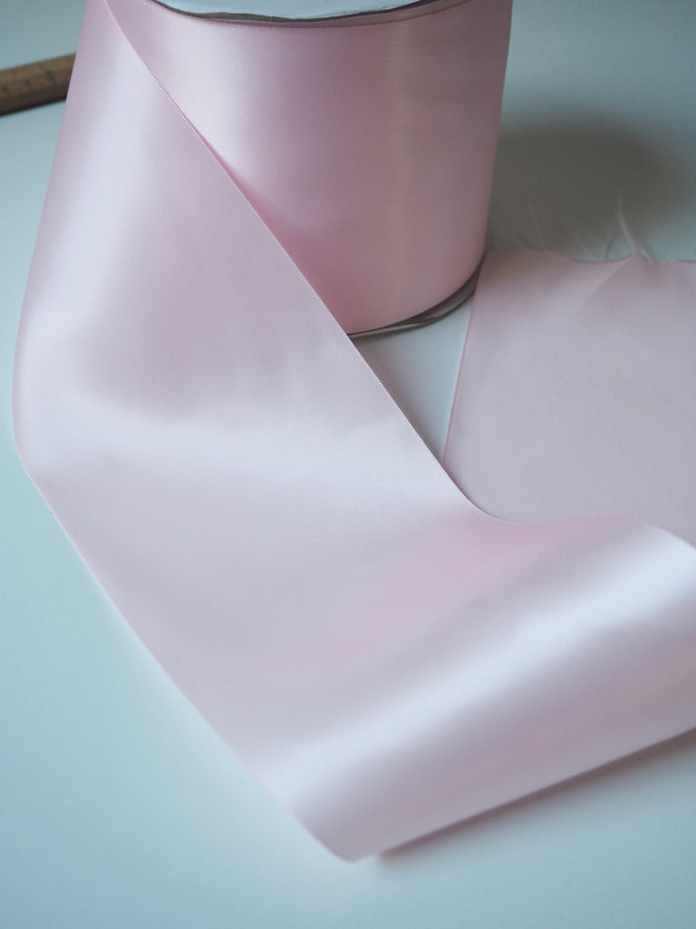 Pink Satin Ribbon 100mm